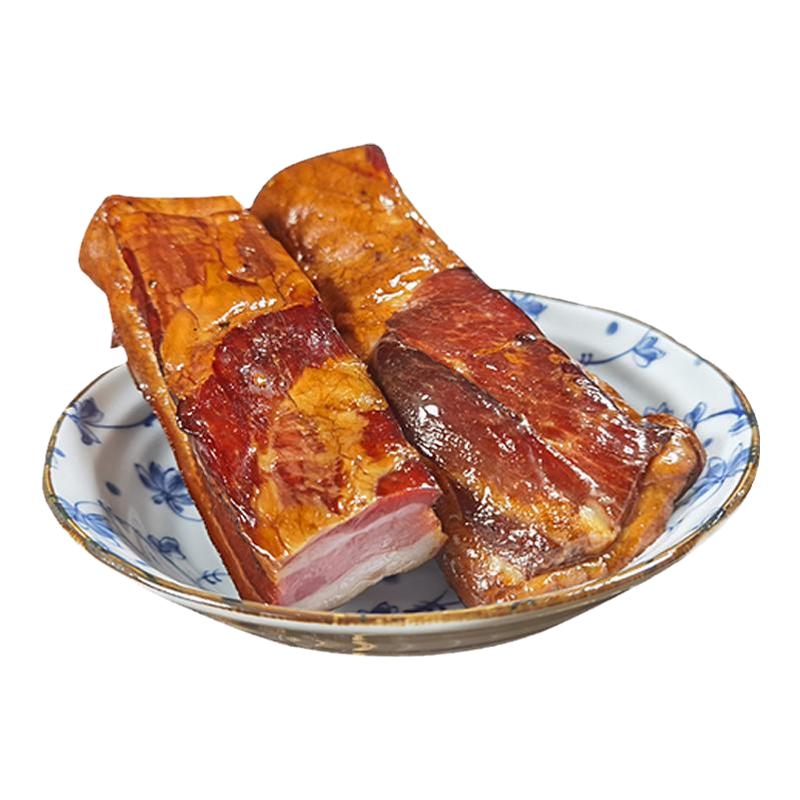 烟熏腊肉五花二刀农家腊肉腌肉