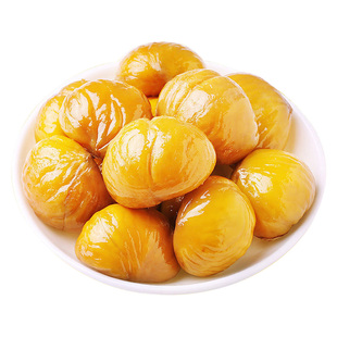 油栗仁开袋即食零食小吃沂蒙山特产袋装熟栗子去皮旗舰店板栗整箱