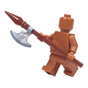 小积木颗粒长矛标枪军事道具90391配件红缨枪人仔武器MOC兵器长枪