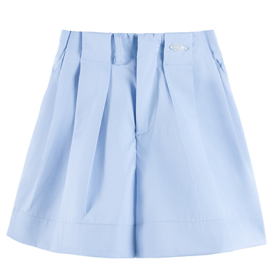 BarryBanny女童蓝色短裤外穿薄款