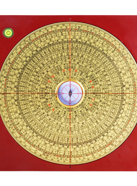 精工综合罗盘高精度专业八寸黄铜盘面初学者随身指南针测量罗经仪