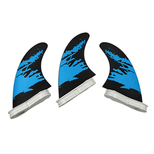 UPSURF涂鸦鱼鳍Double Tab2/FCS2代玻纤尾舵冲浪配件surf fin尾鳍