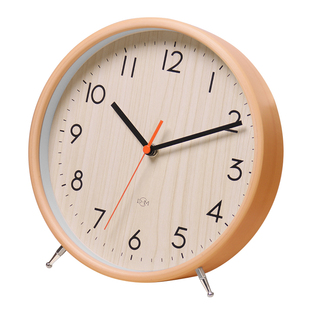 中古风实木钟表家用静音客厅桌面时钟2026新款创意摆钟摆放式台钟