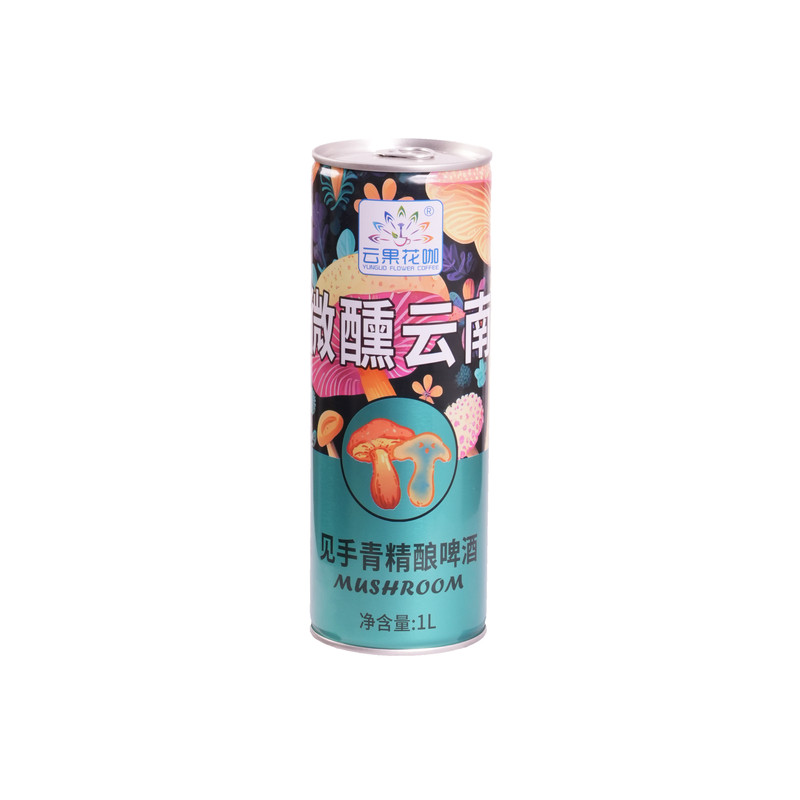 云南魔幻见手青啤酒菌子松茸牛肝啤酒