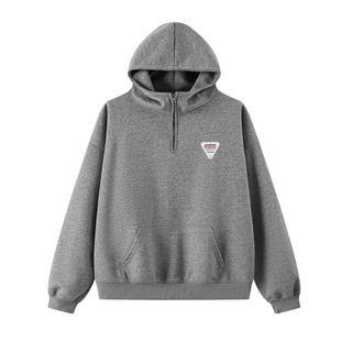 andtime重磅卫衣连帽秋冬国潮牌美式高街休闲运动刺绣情侣装帽衫