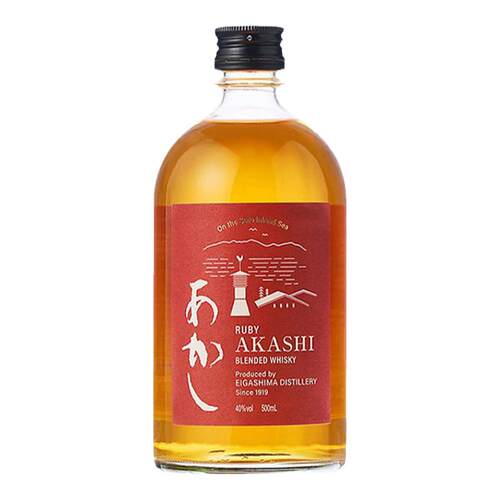 【高地】明石红宝石调和威士忌 日本原装进口洋酒烈酒正品Akashi