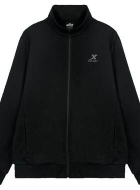 立领拉链丨特步外套男开衫卫衣