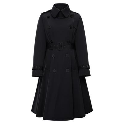 波司登奥莱女长款翻领风衣羽绒服保暖外套优雅