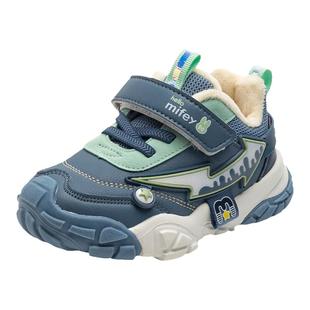 班纳米菲儿童鞋男宝宝鞋子秋冬款加绒保暖小童冬季男童幼童运动鞋