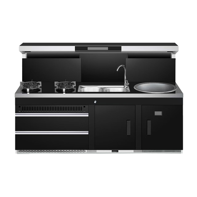 奥米康加长款新款无烟柴火集成灶