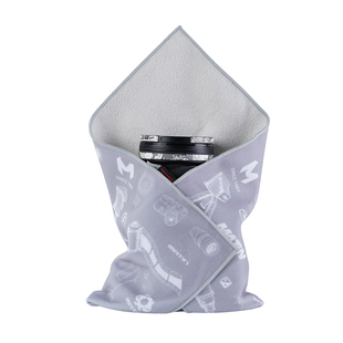 马田相机魔术布加大加厚百贴布包裹布适用富士索尼佳能松下尼康单反微单镜头保护收纳百折布自粘不掉毛电脑