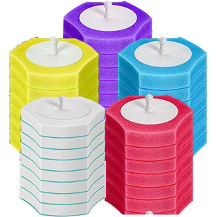 宝家洁专用一次性马桶刷头可抛式去污杀菌除臭厕所清洁刷替换头