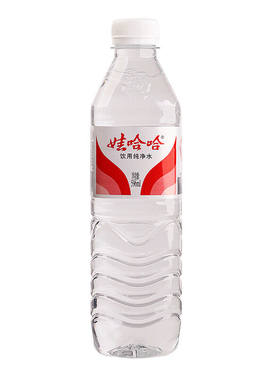 娃哈哈纯净水596ml*24瓶整箱家庭天然纯净饮用水矿泉水箱装瓶装