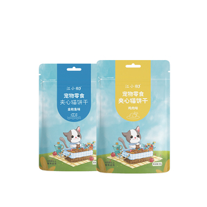 江小傲猫咪零食夹心饼干磨牙棒