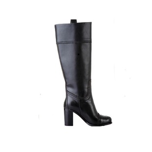 秋冬大筒围胖mm高筒靴40-45大码女靴加肥粗腿靴高跟小码真皮靴子