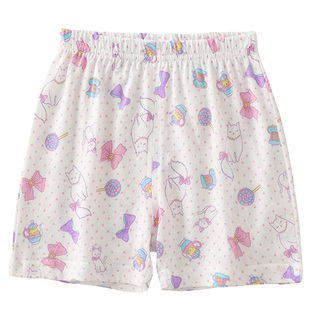 夏季女童短裤纯棉薄款沙滩裤儿童打底裤透气运动裤宝宝宽松三分裤