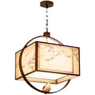 现代新中式吊灯中国风古风客厅灯宋式小吊餐厅书房卧室灯中山灯具