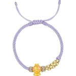 周六福黄金手绳女款编绳梦幻马生肖马系列3D硬金珐琅定价旗舰店