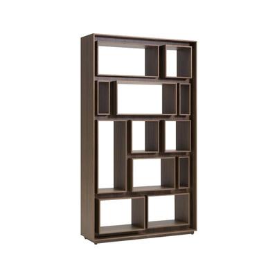 【十年质保】北美胡桃木落地书架