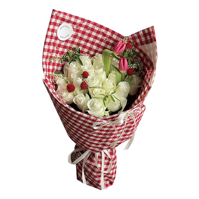 芯苼【圣诞复古蝴蝶结花艺布料】