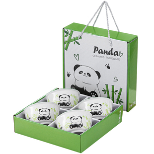 创意熊猫碗小礼品10元开业实用活动广告赠品定制伴手礼送客户礼物