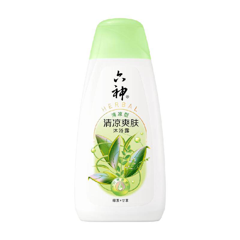 六神绿茶沐浴露200ml 清爽留香润肤保湿