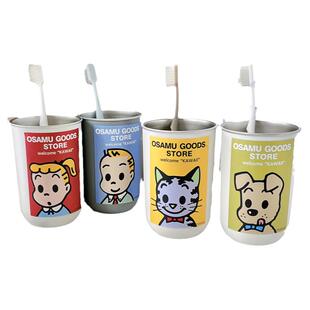 可爱漱口杯304不锈钢家用牙刷杯儿童高颜值宿舍洗漱水杯情侣牙缸