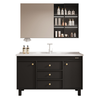 欧派陶瓷一体盆落地式浴室柜组合