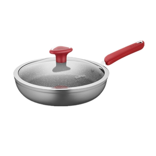 苏泊尔麦饭石不粘锅无烟平底锅26CM星星石煎锅加厚煎蛋烙饼PJ26W8