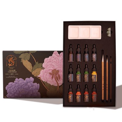 彩色墨水ostrich/鸵鸟中国传统色