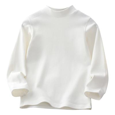 男童女童莫代尔半高领长袖亲子装