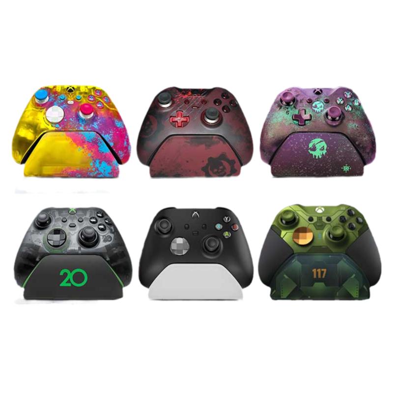 AOLION澳加狮 xbox手柄支架适用于微软xboxones精英手柄架底座托xboxseriesx控制器xsx电池收纳盒游戏配件