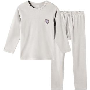 久岁伴儿童秋衣秋裤男童新款双面绒保暖内衣套装中大童宝宝打底裤