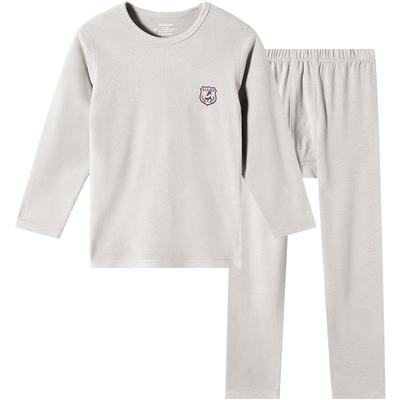 久岁伴男童睡衣秋冬锁温内衣套装