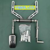 残疾人c5汽车油门左迁加速辅助装 置左脚油门踏板左延伸可上翻折叠