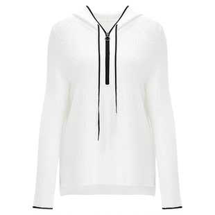 莱芙·艾迪儿商场同款25春季新品休闲宽松显瘦拉链连帽卫衣女款