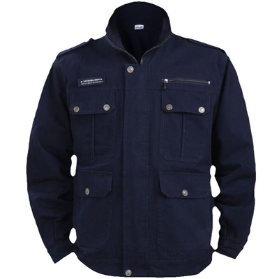 工装套装纯棉春秋工作服防烫耐磨