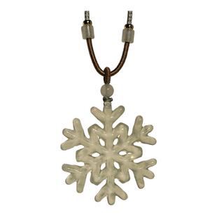 一物一拍天然岫岩玉冰透雪花吊坠岫玉石项链颈饰玉坠男女情侣礼物