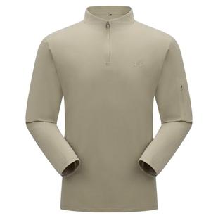 安德玛UA官方男士长袖立领T恤秋冬半拉链运动休闲内搭保暖打底衫