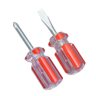 短螺丝刀短柄萝卜头螺丝批肥仔十字一字梅花可伸缩迷你两用小改锥