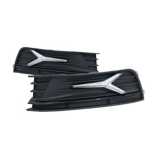 适用于15-17款大众朗逸改装日行灯专用LED转向灯日间行车装饰灯