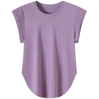 JUACTIVE运动短袖显瘦修身不规则