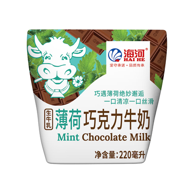 海河薄荷巧克力牛奶220ml*10袋