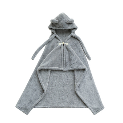 蜗在家冬季加厚披肩午睡毯