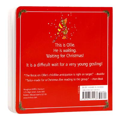 小鹅戈西和朋友们系列 Merry Christmas Ollie 圣诞节快乐奥利 纸板书 儿童英语启蒙书 Gossie & Friends亲子读物Olivier Dunrea