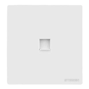 千兆网络插座CAT6电脑网口信息面板直通直插水晶头六类网线插座