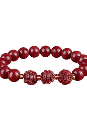 万山天然原矿高含量紫金砂手链