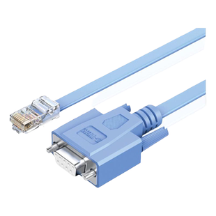 Z-TEK力特 console测试线DB9串口9孔RS232/USB转RJ45网线口置线调试数据线 适用路由器交换机服务器 兼容思科
