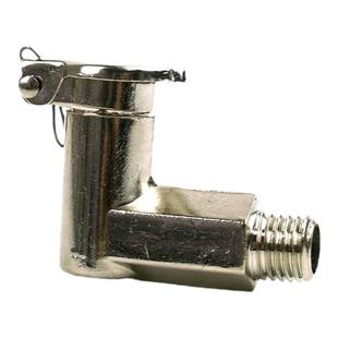 弹簧翻盖式弯曲直角油杯L型铜牛油杯弹盖攻牙机油杯外螺纹1分M6M8