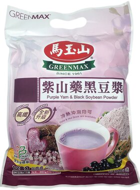 台湾进口马玉山紫山药黑豆浆360g